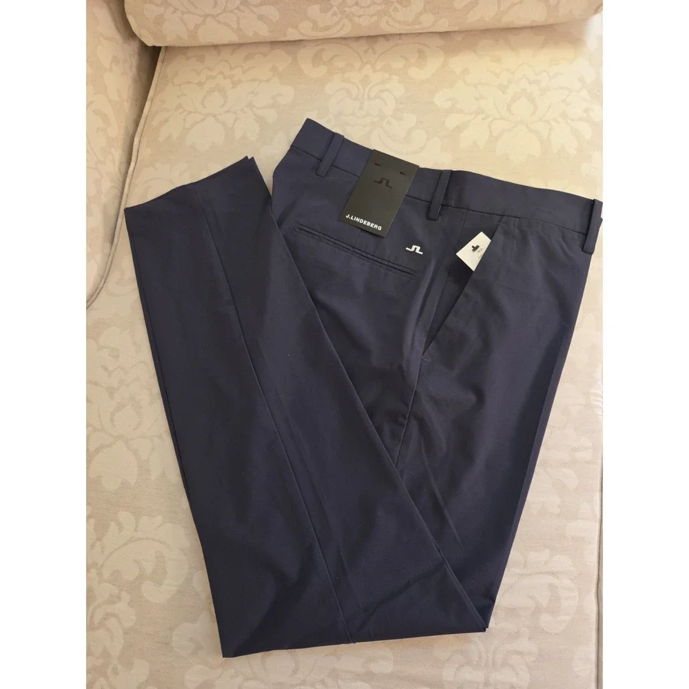 J. Lindeberg Men's Tech Golf Performance Pants Navy Blue 32 x 32 NEW! $145